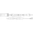 BORG & BECK BWL3096 - Contact d'avertissement, usure des plaquettes de frein