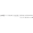 BORG & BECK BWL3105 - Contact d'avertissement, usure des plaquettes de frein
