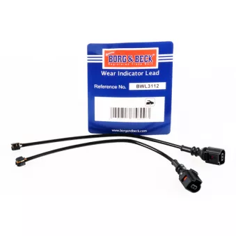 Contact d'avertissement, usure des plaquettes de frein BORG & BECK OEM 7P0907637A
