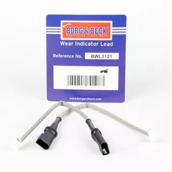 Contact d'avertissement, usure des plaquettes de frein BORG & BECK OEM 1781726
