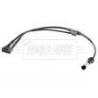 BORG & BECK BWL3143 - Contact d'avertissement, usure des plaquettes de frein