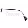 BORG & BECK BWL3176 - Contact d'avertissement, usure des plaquettes de frein
