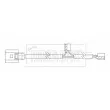 BORG & BECK BWL3217 - Contact d'avertissement, usure des plaquettes de frein