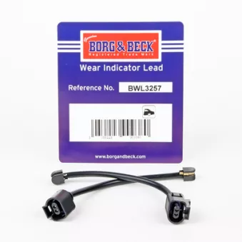 BORG & BECK BWL3257 - Contact d'avertissement, usure des plaquettes de frein