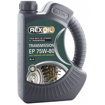 Huile de boite et pont 75W-80 - 5L REXOIL R75W80L5