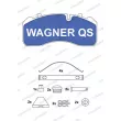 Jeu de 4 plaquettes de frein WAGNER [2909304950]