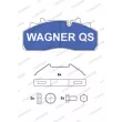 Jeu de 4 plaquettes de frein WAGNER [2915904950]
