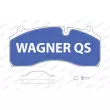 Jeu de 4 plaquettes de frein WAGNER [2918104950]