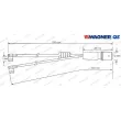 Contact d'avertissement, usure des plaquettes de frein WAGNER [587026W]