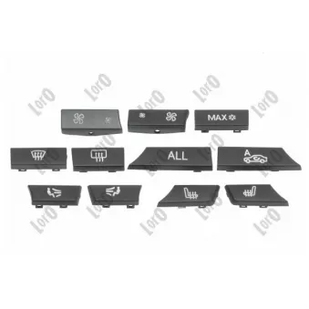 Élément de commande, chauffage/ventilation ABAKUS OEM 61319313923