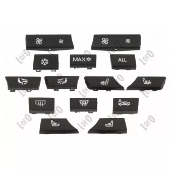 Élément de commande, chauffage/ventilation ABAKUS OEM 61319313923