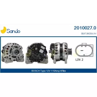 Alternateur SANDO OEM 04C903023H