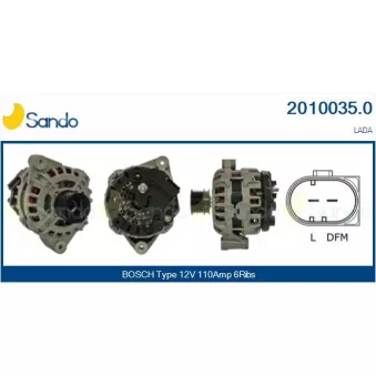 Alternateur SANDO OEM 2170370101013