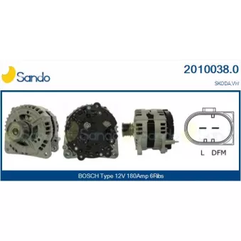 Alternateur SANDO OEM 03l903024g