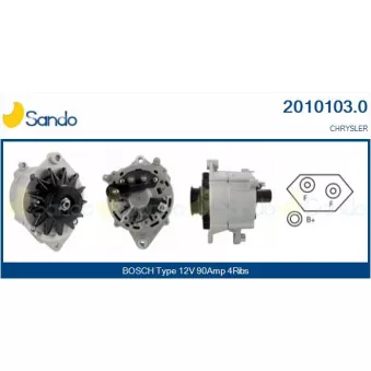 Alternateur SANDO OEM 4557301