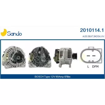 Alternateur SANDO OEM 06A903026A