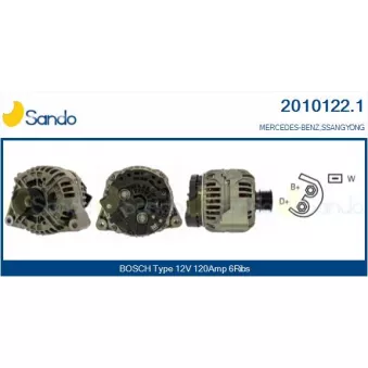 Alternateur SANDO OEM 0081548202