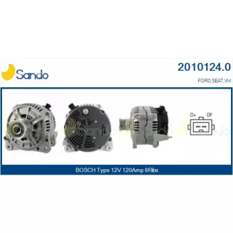 Alternateur SANDO OEM 97WW10300EA