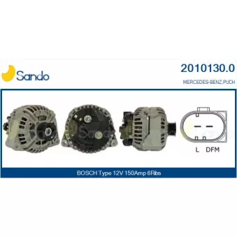 Alternateur SANDO OEM 014154010280