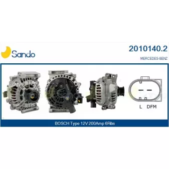 Alternateur SANDO OEM A0121545902
