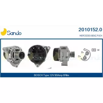 Alternateur SANDO OEM 0101540802