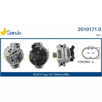 Alternateur SANDO OEM 7533270