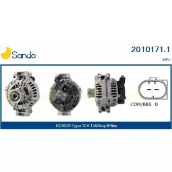 Alternateur SANDO OEM 7533270