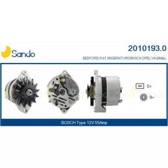 Alternateur SANDO OEM 1204175