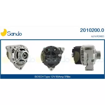 Alternateur SANDO OEM 60588395