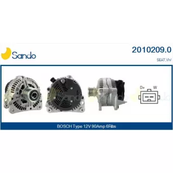 Alternateur SANDO OEM 028903028J