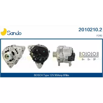 Alternateur SANDO OEM 1025545