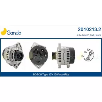Alternateur SANDO OEM 7782187