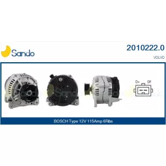 Alternateur SANDO OEM 5003995