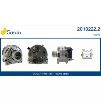 Alternateur SANDO OEM 5003995