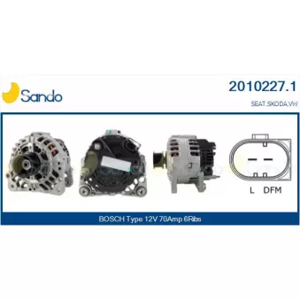 Alternateur SANDO OEM 037903025L