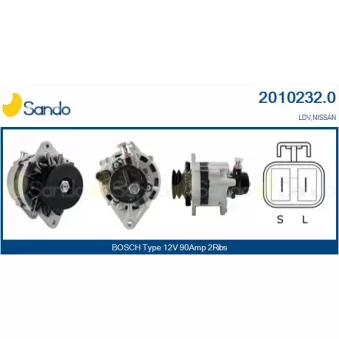 Alternateur SANDO OEM 2310005D00