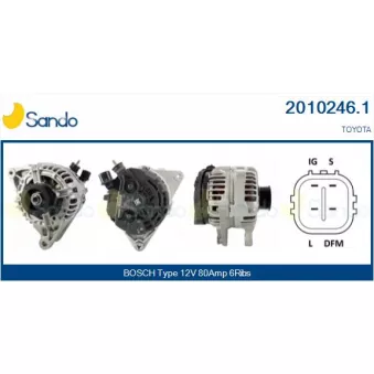 Alternateur SANDO OEM 270600D160