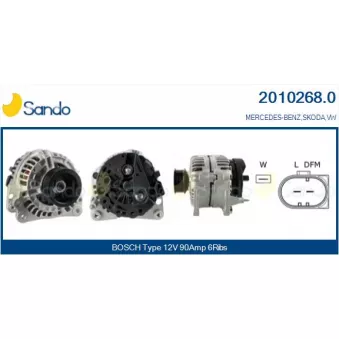 Alternateur SANDO OEM 038903018