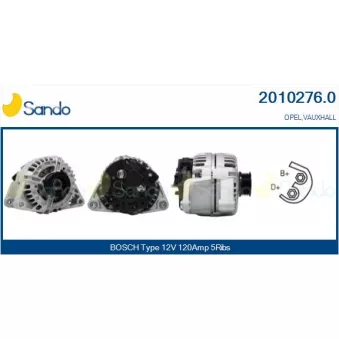 Alternateur SANDO OEM 6204145
