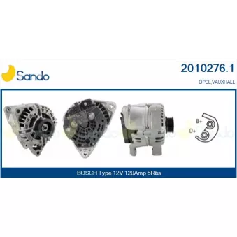 Alternateur SANDO OEM 6204145