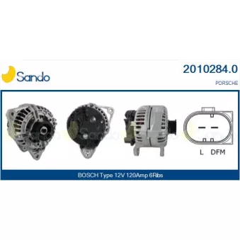 Alternateur SANDO OEM 99660301201