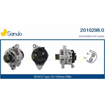 Alternateur SANDO OEM 46832123