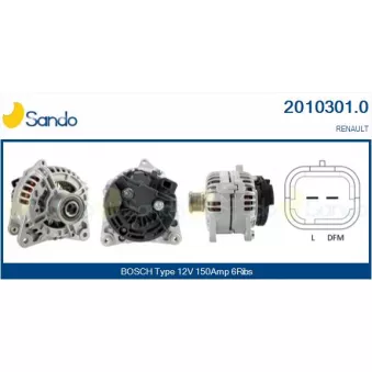 Alternateur SANDO OEM 8200229907