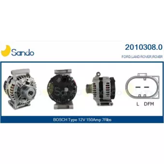 Alternateur SANDO OEM LR008856