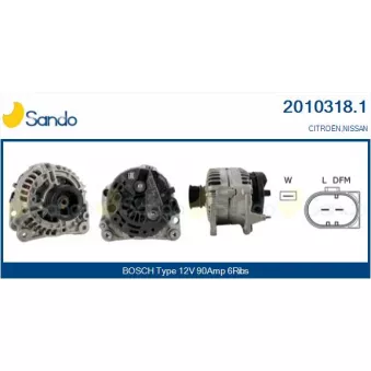 Alternateur SANDO OEM 2310069T61