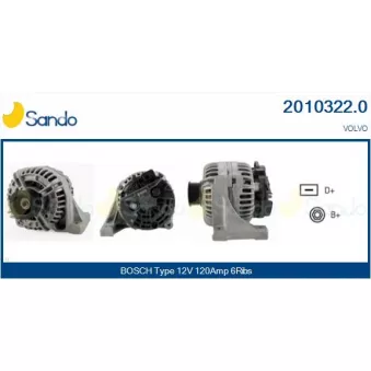 Alternateur SANDO OEM 9559038