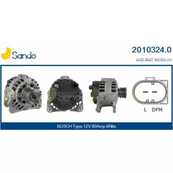 Alternateur SANDO OEM 045903023E