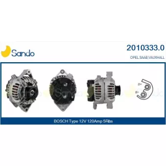 Alternateur SANDO OEM R1530025