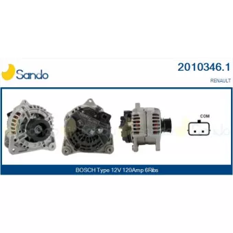 Alternateur SANDO OEM 8200660025