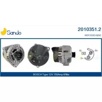 Alternateur SANDO OEM A0111543202